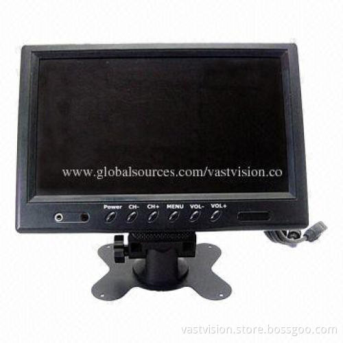 9-inch TFT LCD Screen with 800 x 480 Pixels and 16:9 Ratio